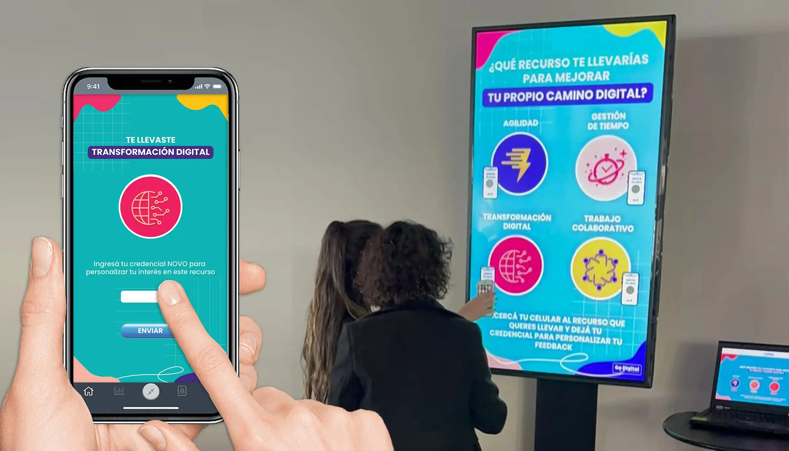 Una activación con NFC